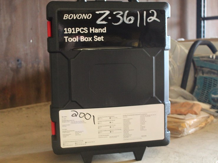 #2001-•-bovono-191-pcs-hand-tool-box-set-image-1