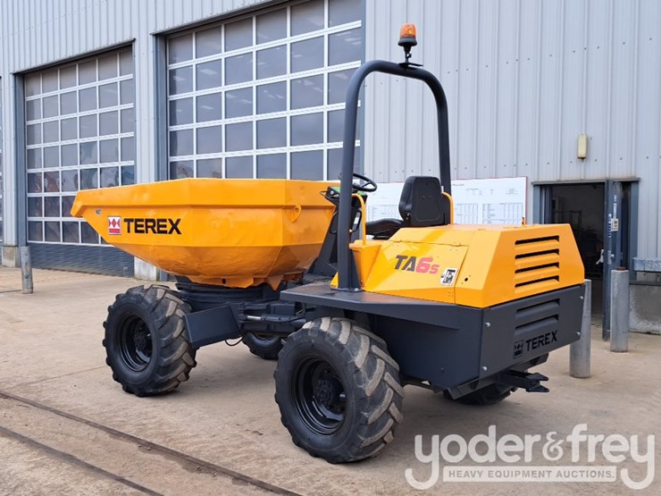 terex-6-ton-swivel-skip-dumper,-roll-bar-image-3
