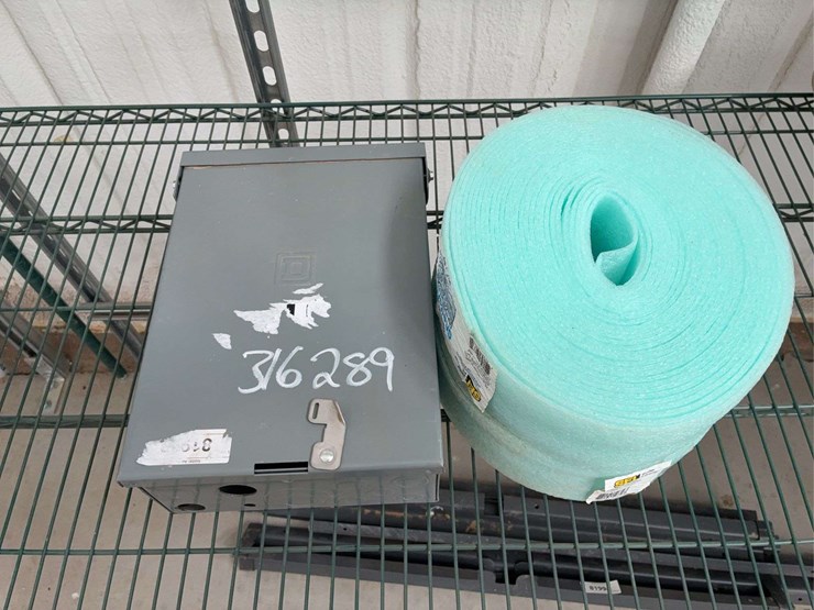electrical-box-and-(2)-rolls-of-sill-foam-padding-image-1