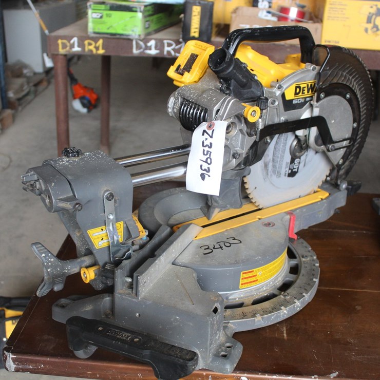 #3403 • DEWALT 12IN CORDLESS SLIDING MITER SAW