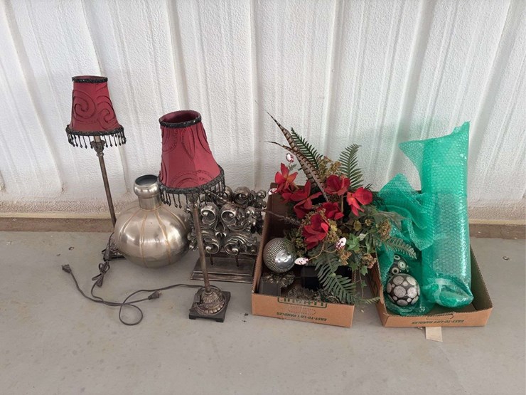 (2)-lamps-and-decorative-foliage-and-decor-image-1