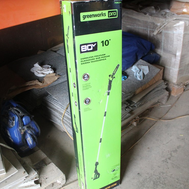 #35931 • GREENWORKS PR 10IN CORDLESS POWER POLESAW