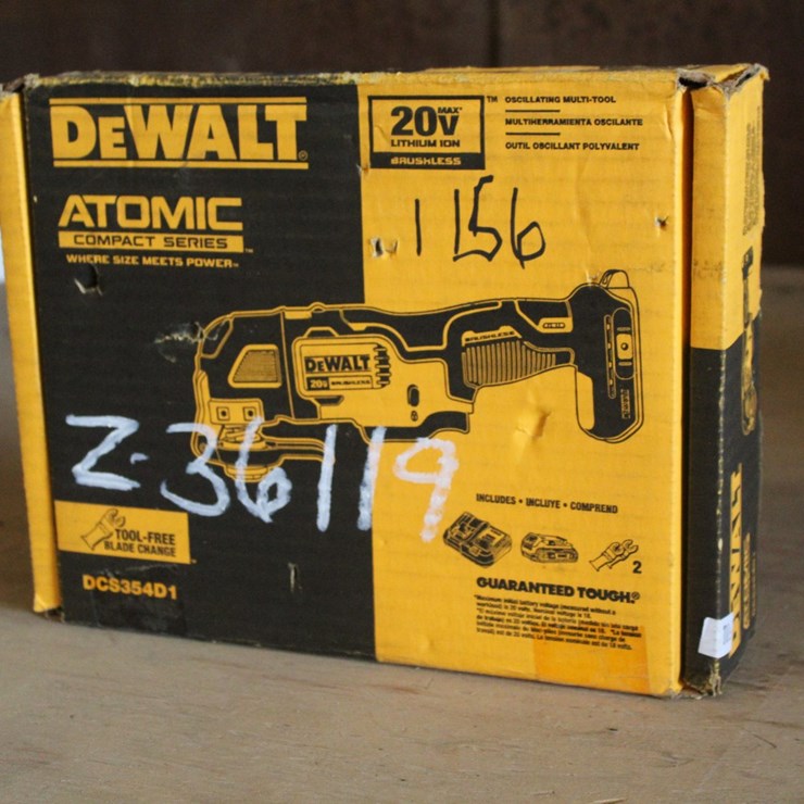 #1156 • DEWALT BRUSHLESS MUTI TOOL ATOMIC COMPACT SERIES, CORDLESS