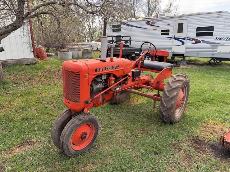 allis-chalmers-c-with-belly-mount-mower-image-1