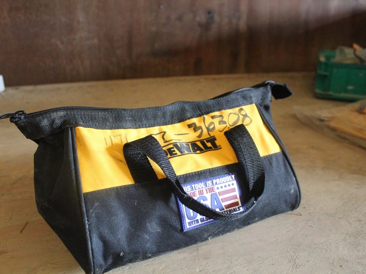 #1171-•-dewalt-tool-bag-with-contents-inside-image-1