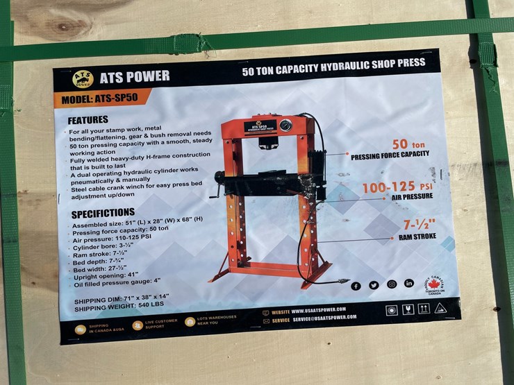 #2299-•-atspower-50-ton-shop-press-image-1