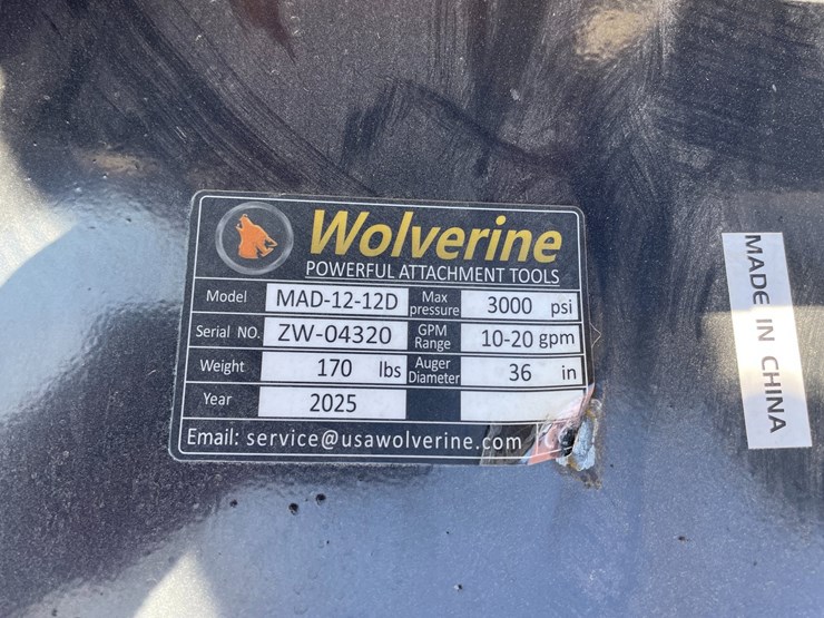 #2302-•-new-wolverine-mini-skid-steer-auger-drive-and-bit-attachment-image-18