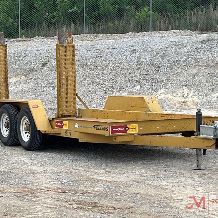 2018 FELLING 80"X16' T/A EQUIPMENT TRAILER