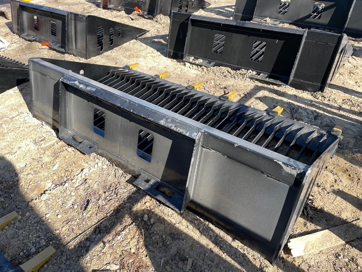 #2344-•-new-wolverine-84"-skid-steer-skelton-rock-screening-bucket-attachment-image-4