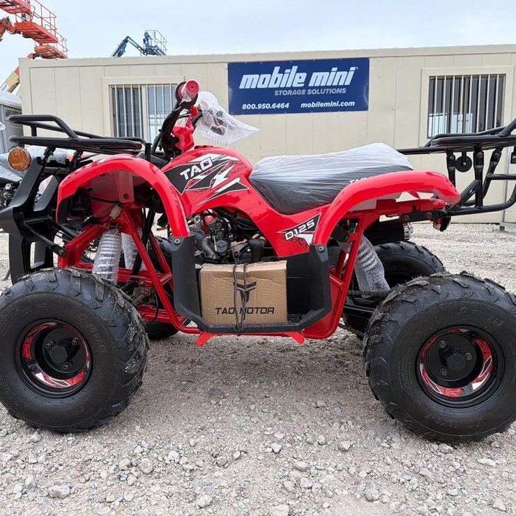 NEW 125 CC ATV NEW SUPPORT EQUIPMENT