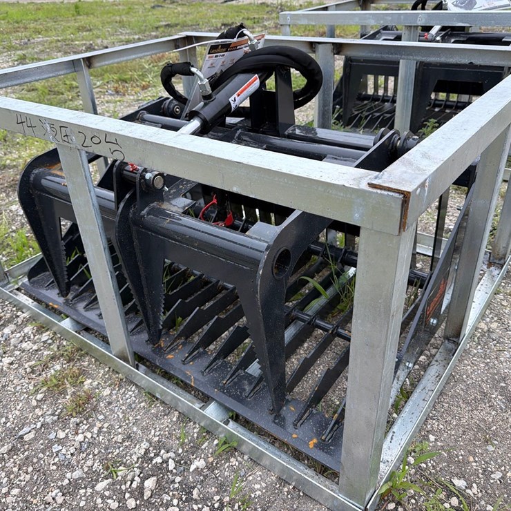 NEW LANDHONOR MRB-72-44W GRAPPLE BUCKET SKID STEER ATTACHMENT