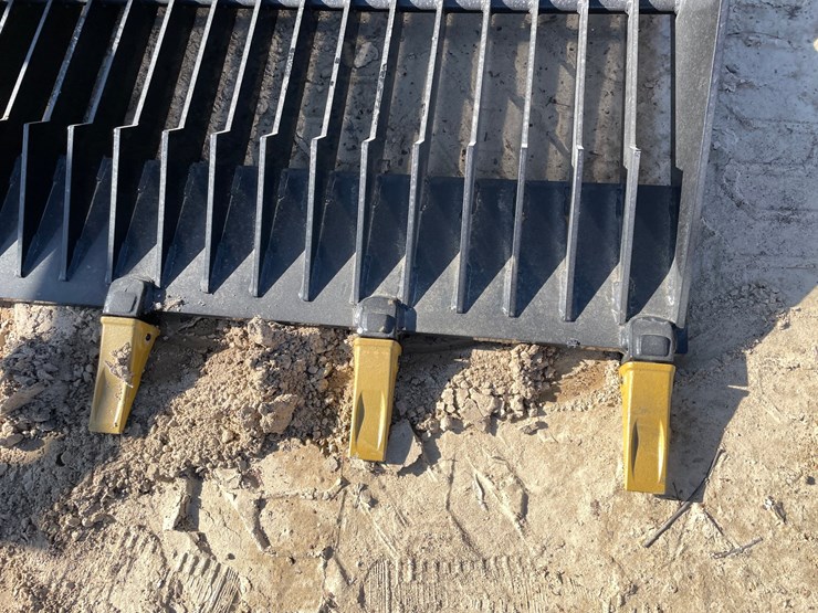 #2342-•-new-wolverine-72"-skid-steer-skelton-rock-screening-bucket-attachment-image-7