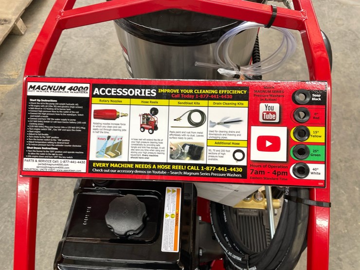#2294-•-new-magnum-4000-hot-water-pressure-washer-image-6
