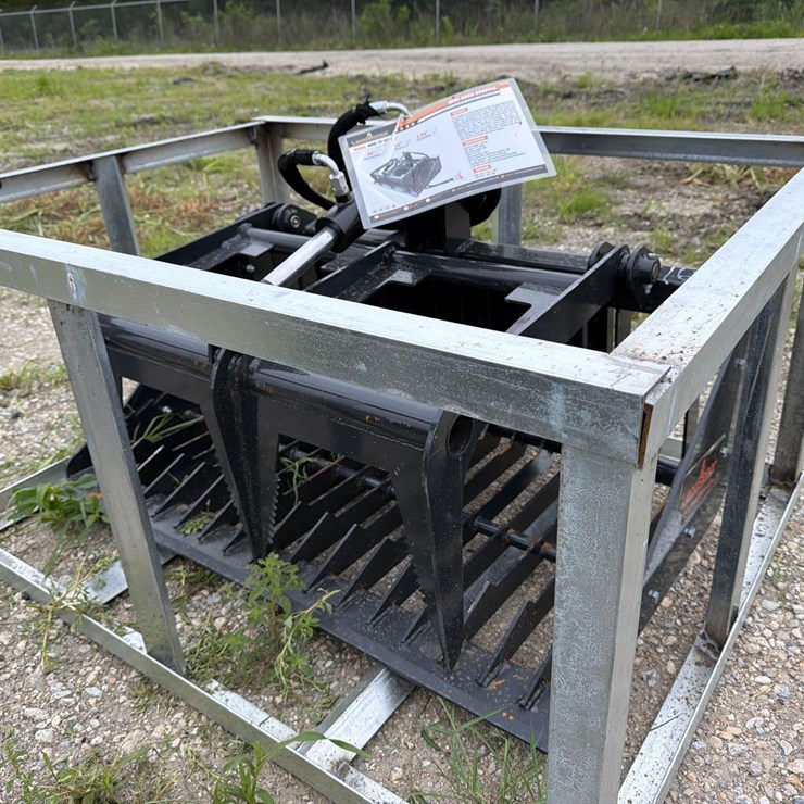 NEW LANDHONOR MRB-72-44W GRAPPLE BUCKET SKID STEER ATTACHMENT