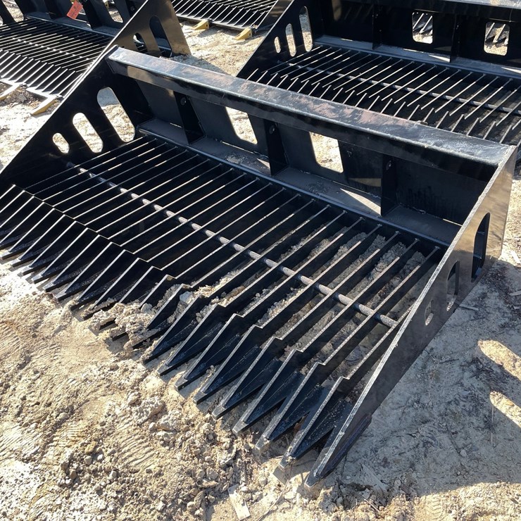 #2331 • New Wolverine 66" Skid Steer Skelton High Side Bucket
