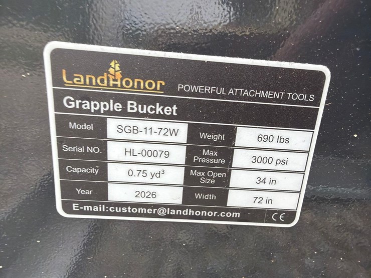 new-landhonor-sgb-11-72w-grapple-bucket-skid-steer-attachment-image-6
