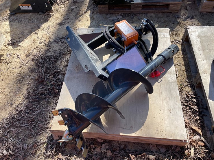 #2301-•-new-wolverine-mini-skid-steer-auger-drive-and-bit-attachment-image-2