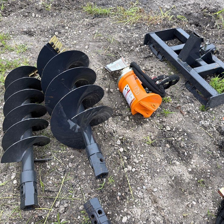 NEW LANDHONOR SAD-12-23C AUGER DRIVER SKID STEER ATTACHMENT