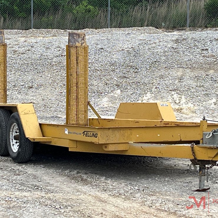 2018 FELLING 80"X16' T/A EQUIPMENT TRAILER