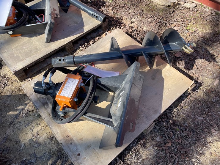 #2301-•-new-wolverine-mini-skid-steer-auger-drive-and-bit-attachment-image-1