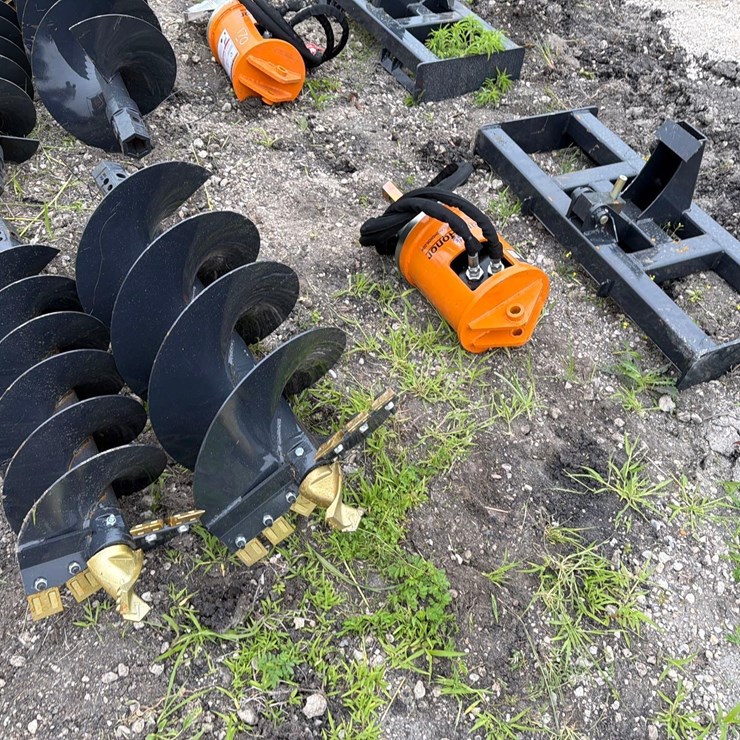 NEW LANDHONOR SAD-12-23C AUGER DRIVER SKID STEER ATTACHMENT