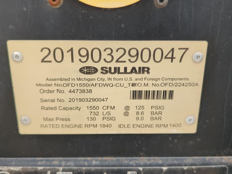 2019-sullair-qfd1550afdwq-cu-air-compressor-sn:903290047-image-12