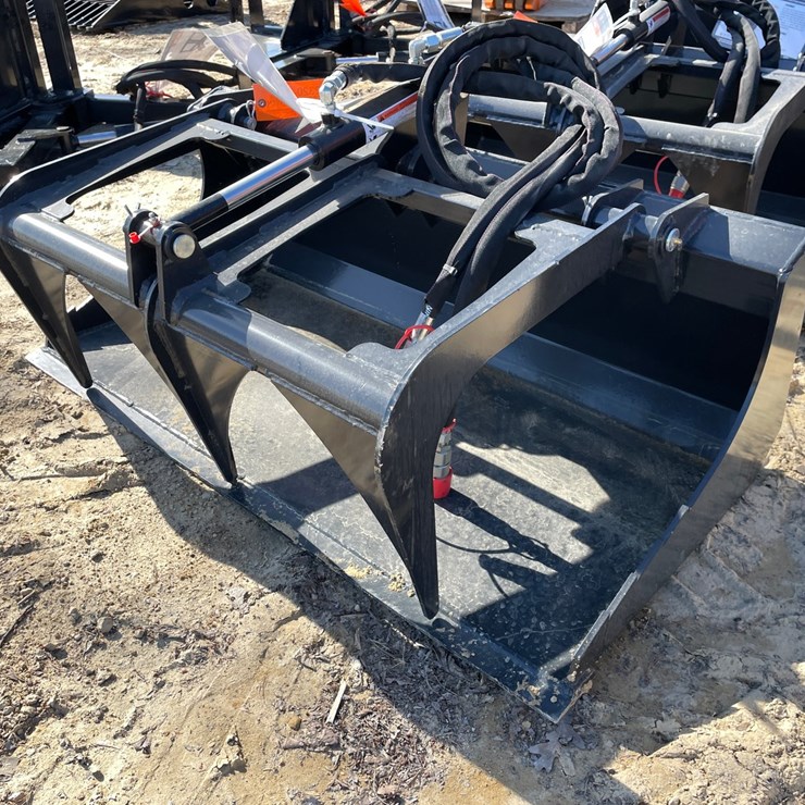 #2320 • New Wolverine Mini Skid Steer Stump Grapple Attachment