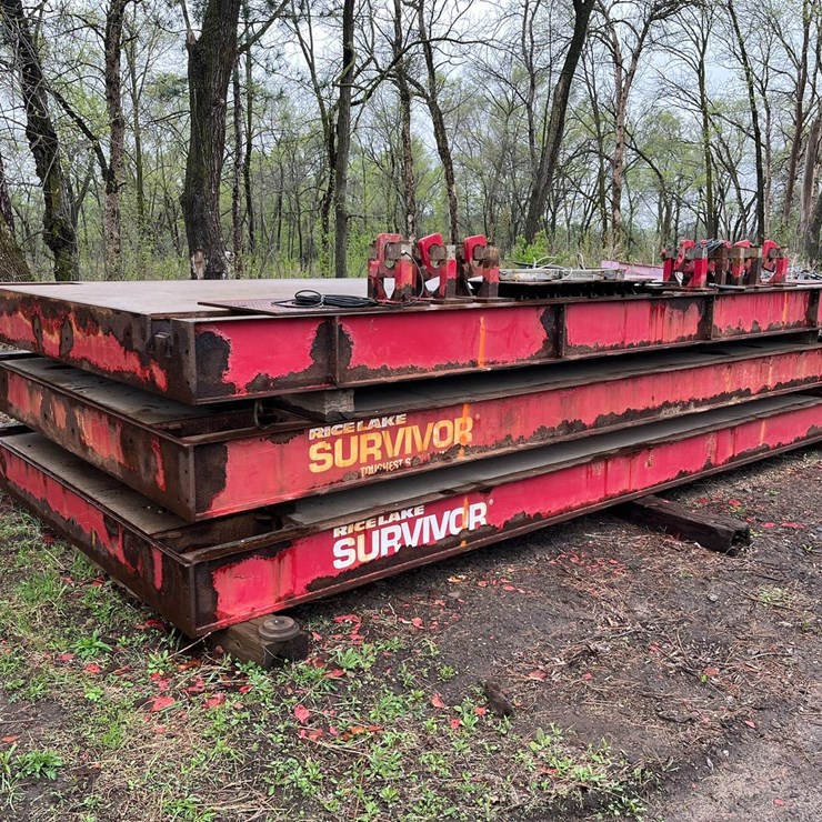 #1093 • Rice Lake 60' Long Truck Scale (Menomonie WI)