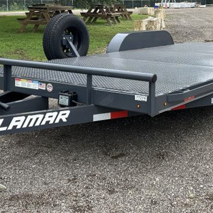 #15 • 2019 Lamar 18ft Steel Deck Car Hauler