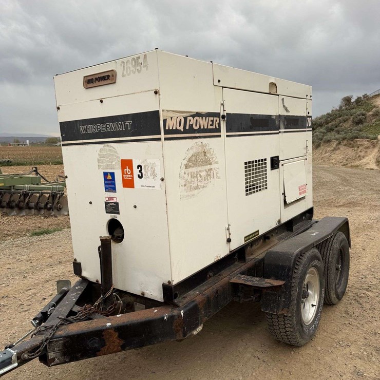 MQ Power Whisperwatt 70 Mobile Generator - Toppenish, WA