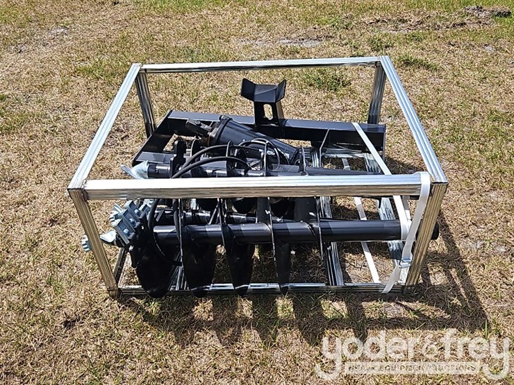 unused-2026-jct-skid-steer-hydraulic-auger-drive-and-bits-image-3