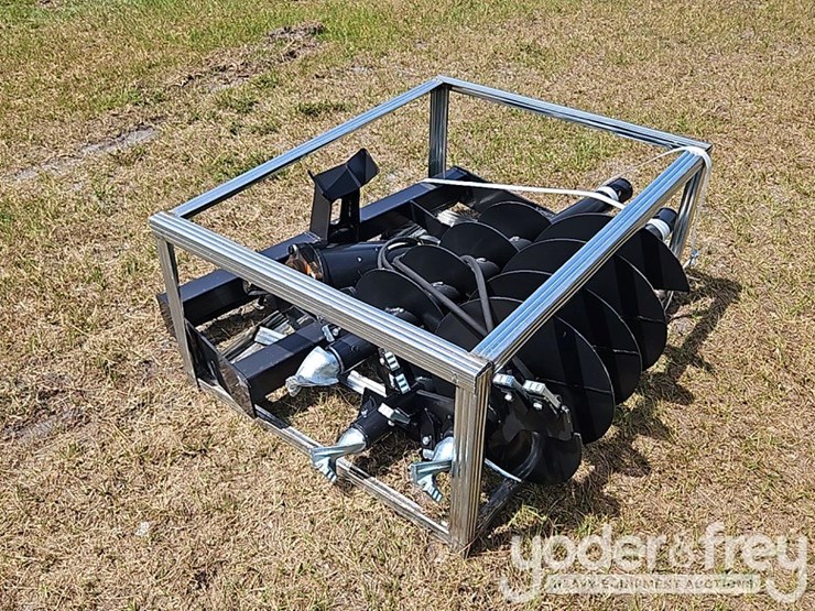 unused-2026-jct-skid-steer-hydraulic-auger-drive-and-bits-image-2