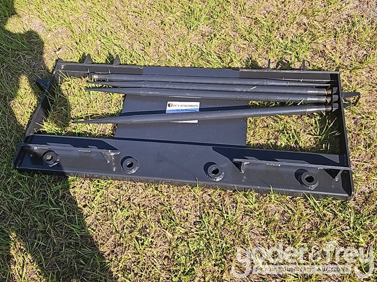 unused-2026-jct-skid-steer-bale-spear-w/-quadruple-tines-image-2