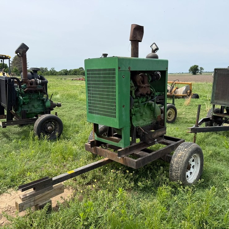 #45631 • John Deere 4039T 4 cyl Power Unit w/ Trailer T04039T441132