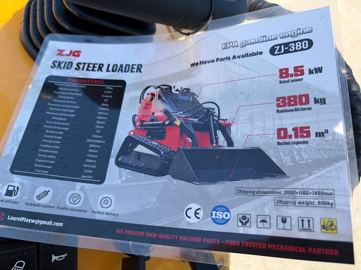 #205-•-unused-2026-zjg-zj-380-mini-skid-steer-loader-image-6
