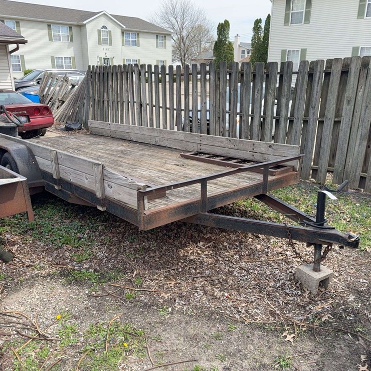 2005 Wood Deck Trailer 16ft L x 7ft W