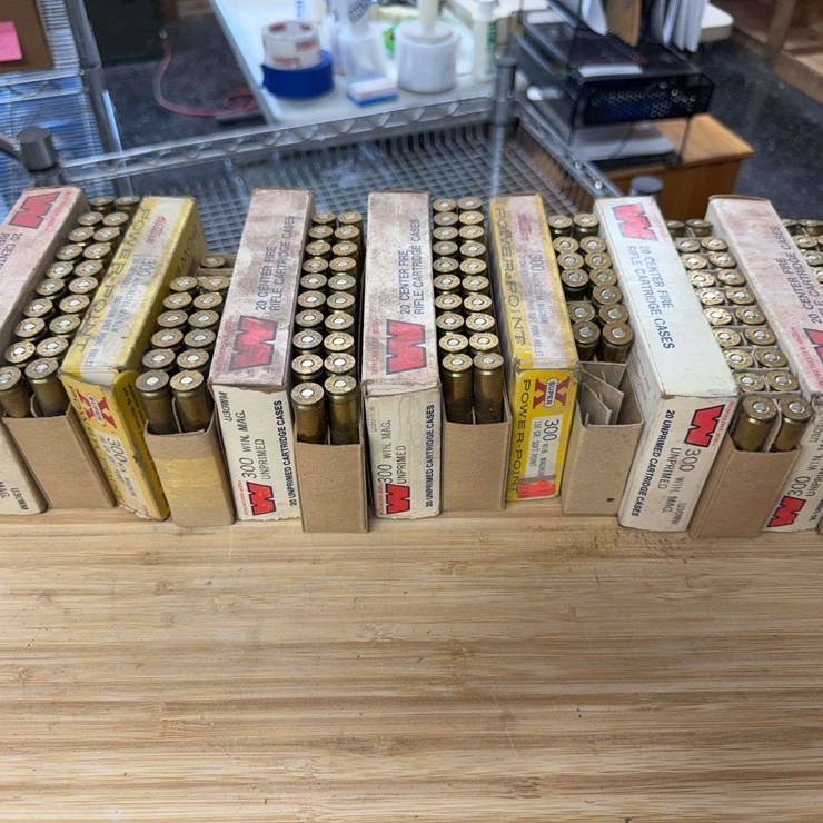 7 Partial Boxes of 300 WIN
