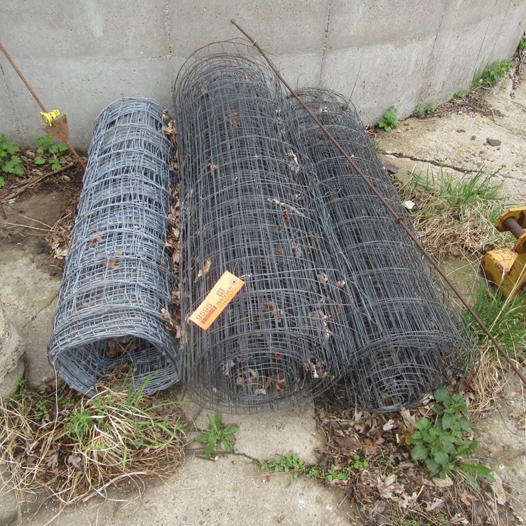 #9595 • (3) Rolls of Fencing Wire