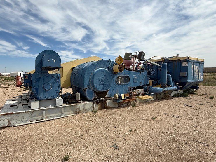 continental-emsco-fb-1600-5k-wp-triplex-mud-pump-w/-ac-electric-motor-&-mixing-tank-skidded-image-1