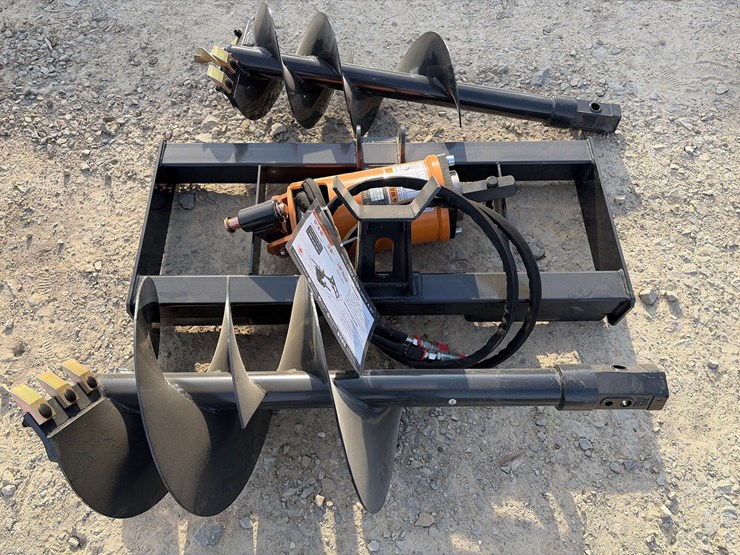 #509-•-unused-wolverine-skid-steer-auger-with-12”-&-18”-bits-image-1