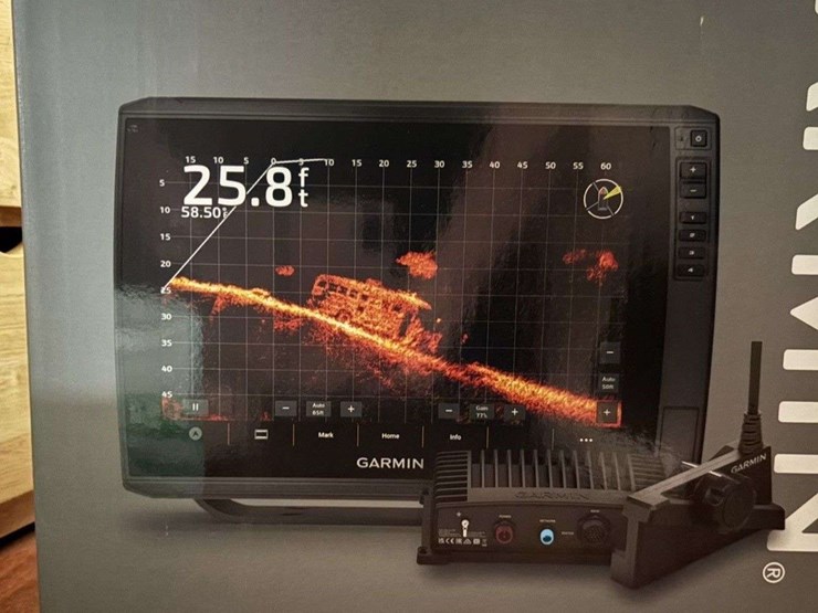 brand-new-garmin-echomap-ultra-2-106sv-fish-finder-&-lvs-livescope-plus-transducer-image-1