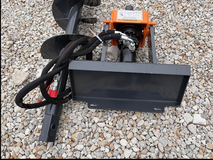#536-•-unused-wolverine-mini-skid-steer-auger-&-12”-bit-image-2