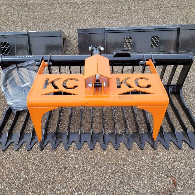 76 in. Single Cylinder Skeleton Grapple Bucket v3