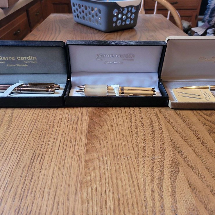 Collection of Three Pierre Cardin and Bradley Writing Instrument Sets
