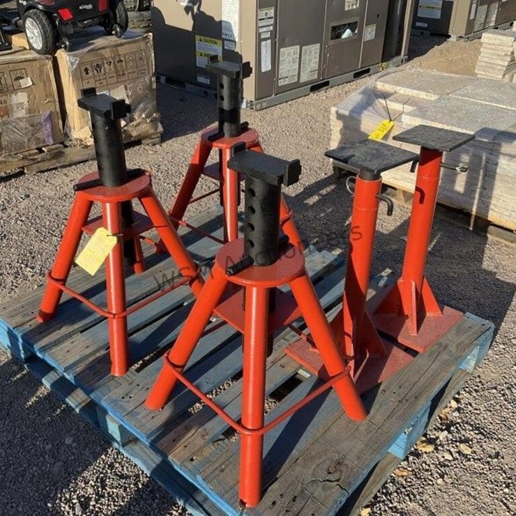 (5) STEEL JACK STANDS