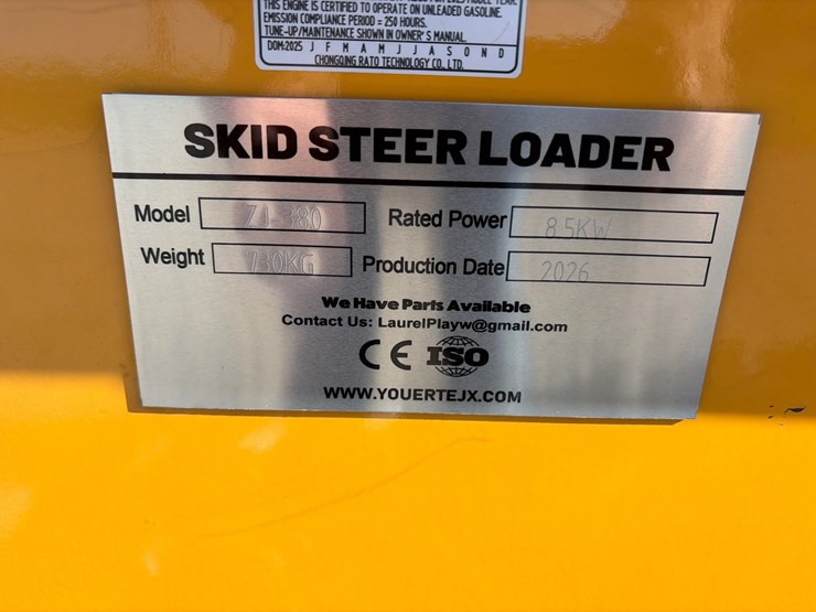 #207-•-unused-2026-zjg-zj-380-mini-skid-steer-loader-image-8