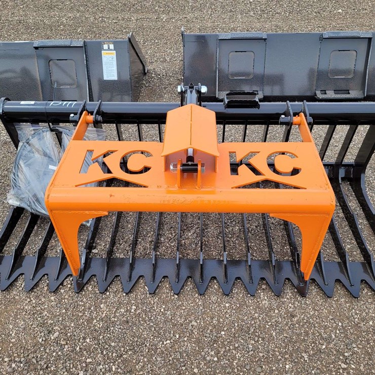 76 in. Single Cylinder Skeleton Grapple Bucket v3