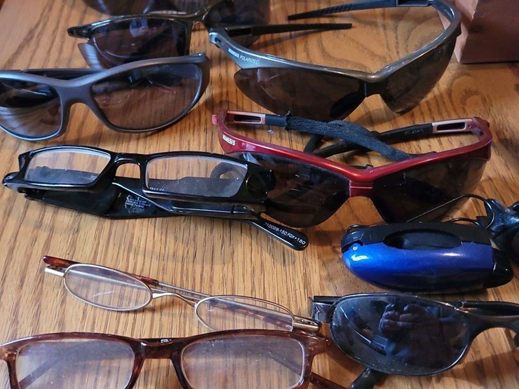 collection-of-assorted-eyewear-and-sunglasses-with-wooden-storage-box-image-2