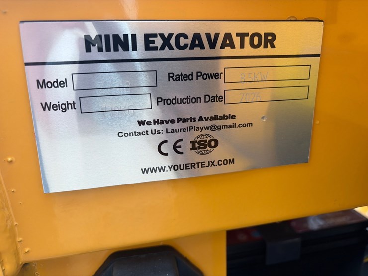 #160-•-unused-2026-zjg-zj-08-mini-excavator-image-8