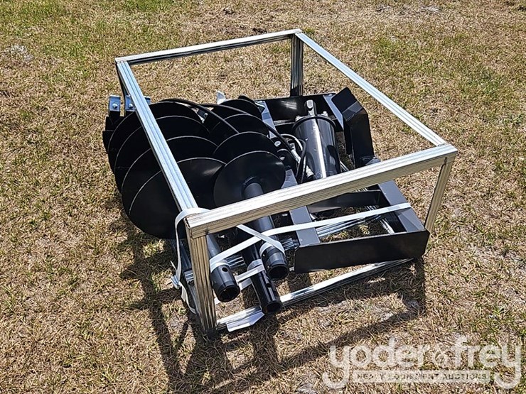unused-2026-jct-skid-steer-hydraulic-auger-drive-and-bits-image-4